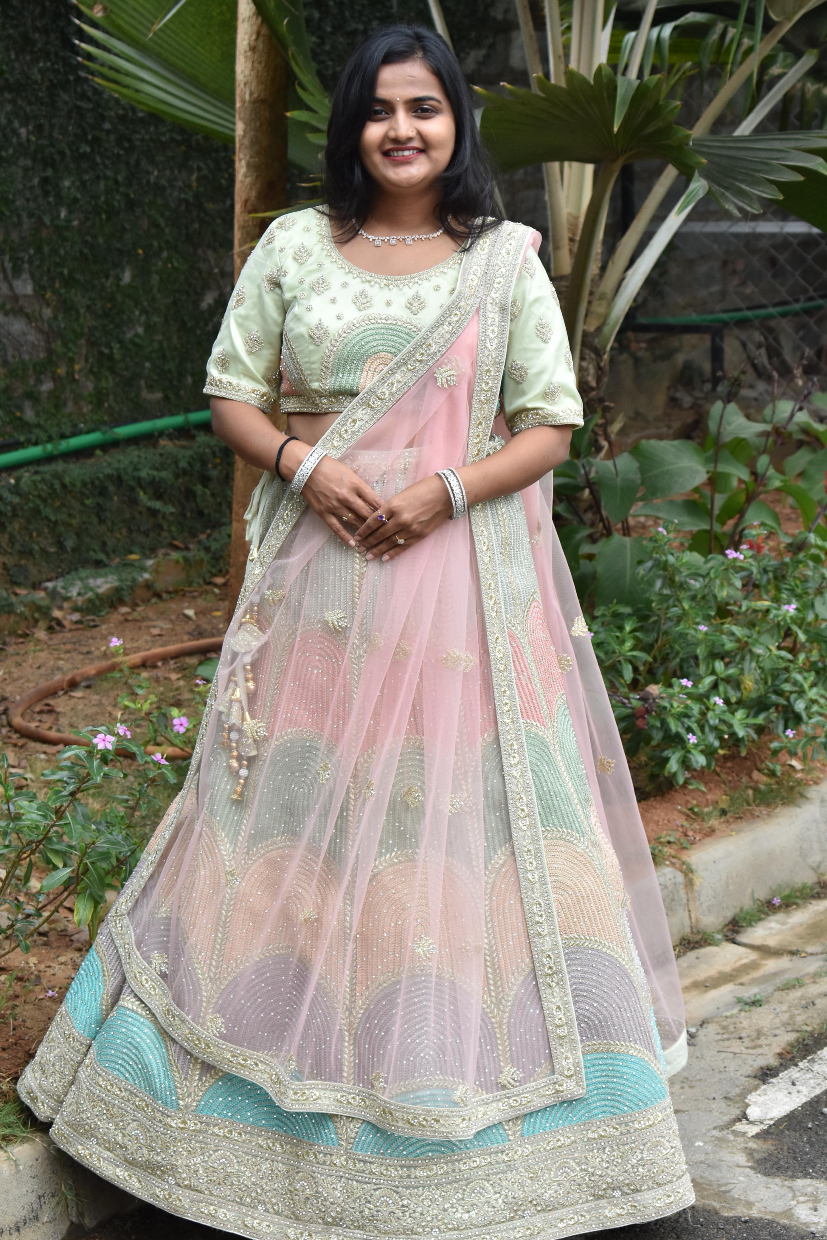 Green Lehenga